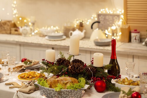 Vajilla de Navidad barata Aldi