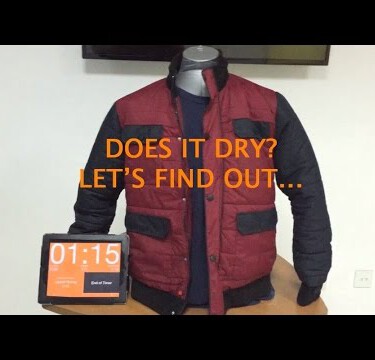 ¿Tú cazadora se seca sola en dos minutos? La de Marty McFly sí, y la SDJ también