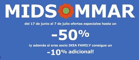 Celebra Midsommar con 50% de descuento en Ikea