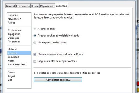 Se necesitarán permisos del usuario para la instalación de las cookies
