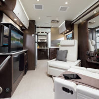 Así es una autocaravana de lujo según Leisure Travel Vans, no le falta de nada