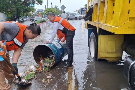 Basura Inundacion Mexico