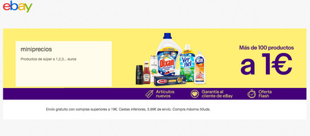 Los miniprecios regresan a eBay: más de 100 productos a 1 euro durante 48 horas