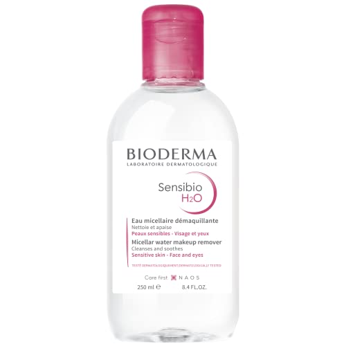 Bioderma Sensibio H2O, Limpiador Micelar y Desmaquillador, 250 ml