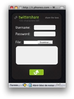 Twittershare, para compartir archivos desde Twitter