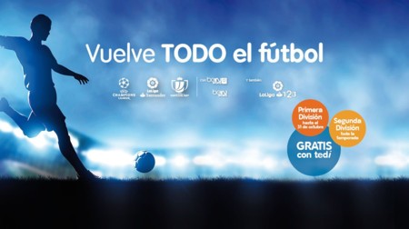 telecable ya tiene precio para el fútbol: 14,90 euros al mes por Primera y Segunda división
