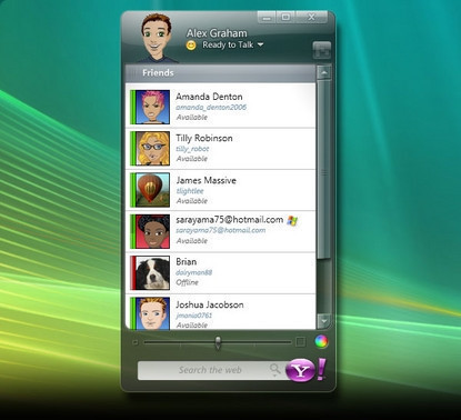 Yahoo Messenger Beta para Windows Vista