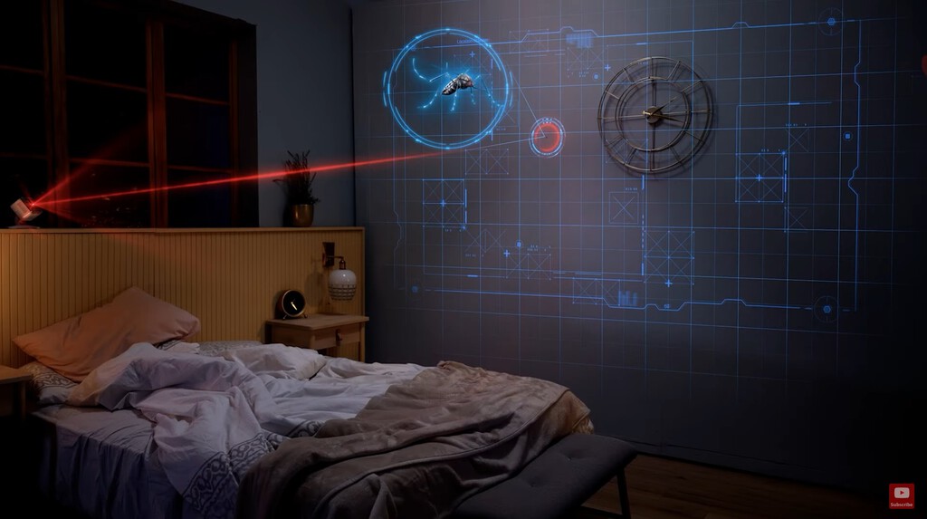 Han inventado un puntero láser automático para cazar los mosquitos de casa: parece una locura, pero así funciona