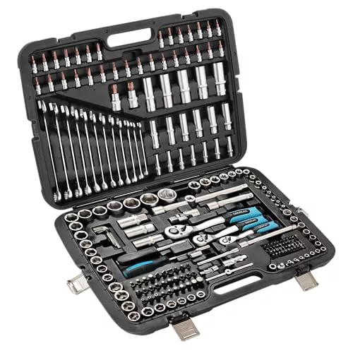 Cecotec Maletín Portaherramientas 216 Piezas ToolBox KRK 6200