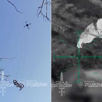 No es que la guerra en Ucrania se haya convertido en un laboratorio del futuro, es que hay drones salvando vidas con bicicletas 