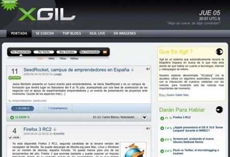 Xgil, nuevo "techmeme" español