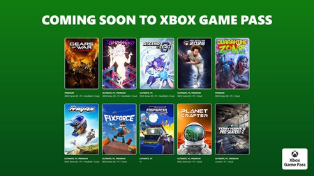 Xbox Game Pass Julio