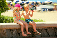 Cuidado con los alimentos de los peques en la playa
