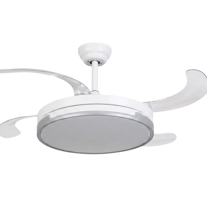 Ventilador de techo con luz LED 36W Blanco en 3 Temperaturas de Luz