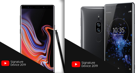 Galaxy Note 9, Xperia XZ2 y la lista completa de los mejores teléfonos para ver vídeos de YouTube