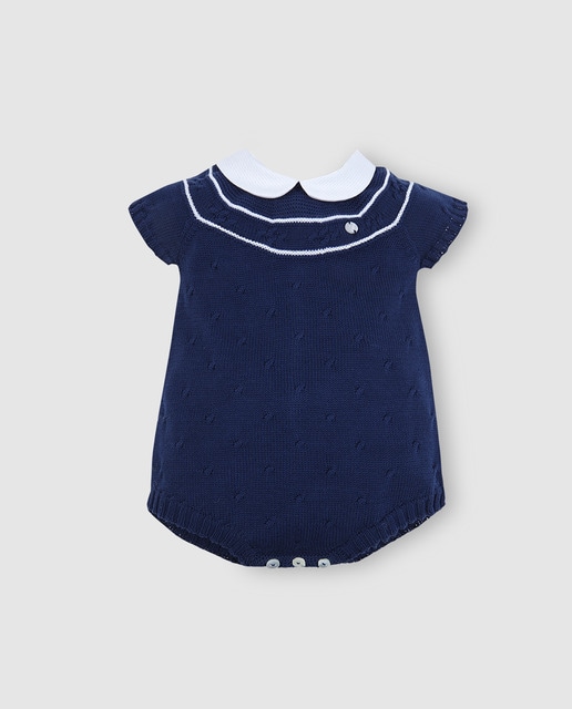 DULCES
RANITA DE BEBÉ DULCES EN AZUL MARINO DE PUNTO