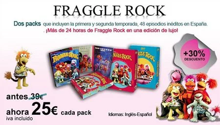 Consiga la colección de los Fraggle Rock por 25 euros