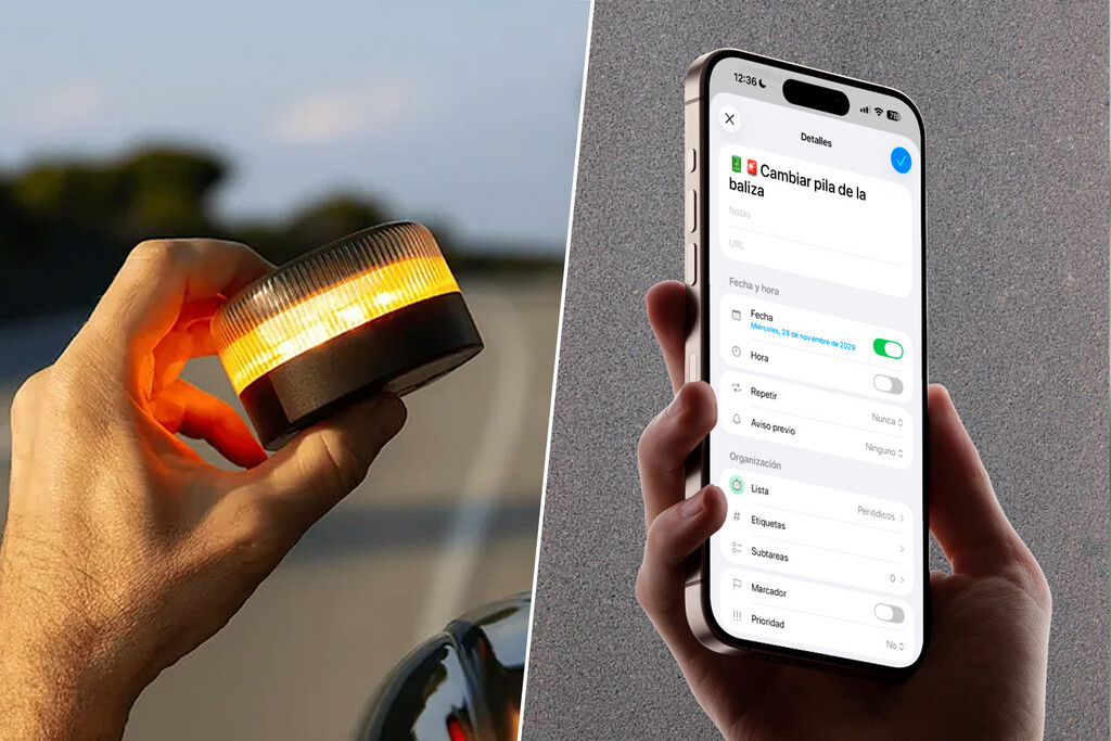 Las pilas de las balizas V16 se agotan y no suelen avisar cuando eso pasa, pero tu iPhone sí puede hacerlo