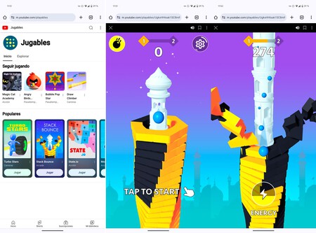 Youtube Juegos
