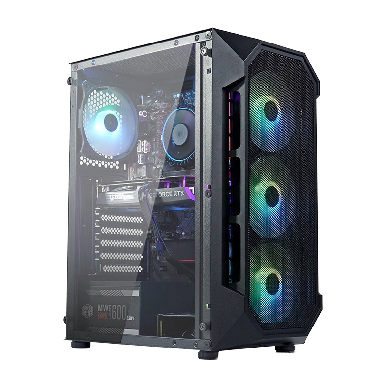 COOLPC Gamer I - Ryzen 5 4500 / GeForce RTX 3050 8Gb / 16GB DDR4 3200Mhz / NVMe 500Gb
