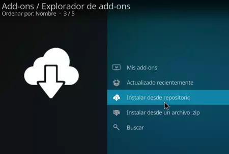 Instalar Desde Repositorio Kodi