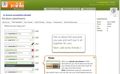 Iminta, compartiendo y comentando nuestras actividades en algunos sitios web