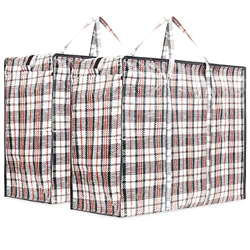 Bolsas para Guardar Ropa, Bolsas Mudanza y Bolsas Almacenaje Ropa con Cremallera - Multipack (Pack de 2)