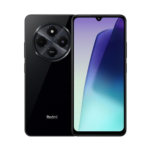 Redmi 14C 4GB 128GB Negro – Smartphone Android, 2.0GHz, Pantalla 6.88", Cámara Dual IA de 50MP, Batería 5160mAh, Carga Rápida 18W.
