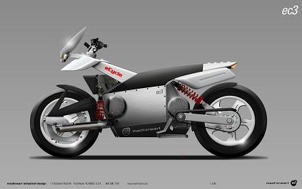 eCycle y Machineart desarrollan la moto verde
