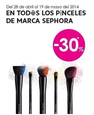 Sephora oferta sus pinceles con un 30 % de descuento