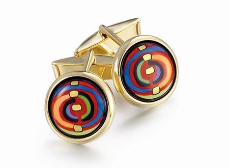 Gemelos de FreyWille con la espiral de Hundertwasser