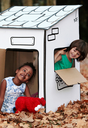 En Paparajote lovemade encontraréis casitas y pizarras de cartón reciclado