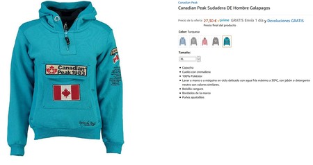 sudadera canadian peak