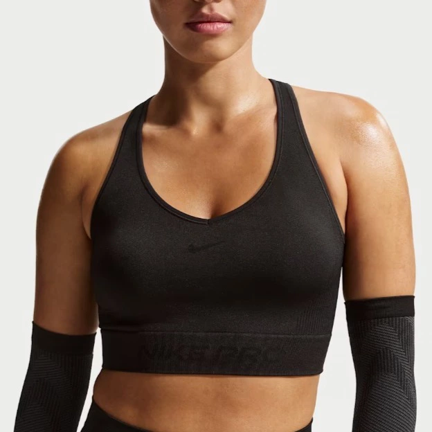 Nike Pro Seamless Parte de arriba corta de tirantes Dri-FIT - Mujer
