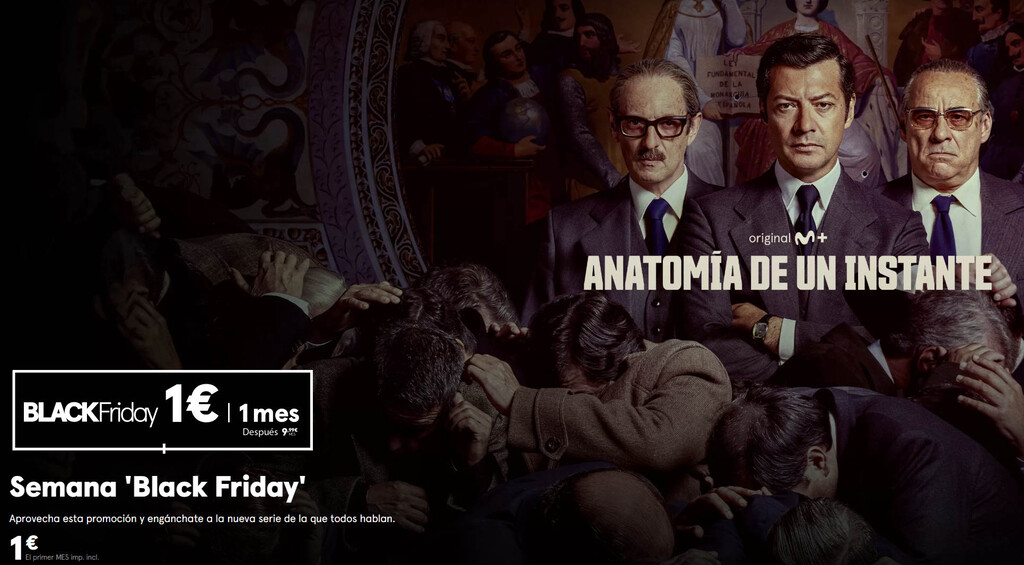 El Black Friday de Movistar Plus+ ya está aquí: cine, series, LaLiga y La Champions por solo un euro
