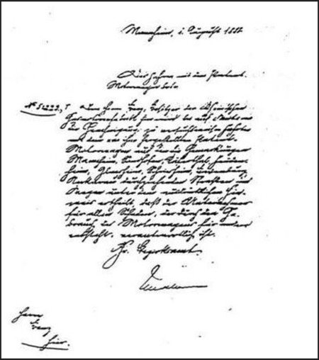 Primer Permiso Conducir Karl Benz