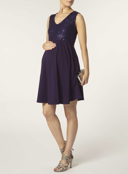 Vestido Premama Morado
