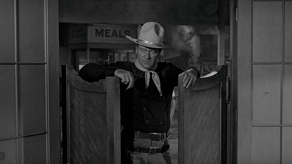 Esta icónica frase del mejor western de la historia no la pronunció John Wayne, pero sigue siendo una genial definición del género: "Esto es el Oeste"