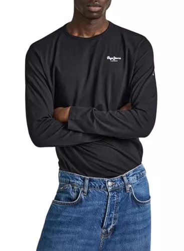 Pepe Jeans Original Basic Camiseta para Hombre Slim Fit Manga Larga