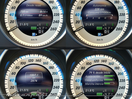 Mercedes-Benz E 220 CDI ordenador