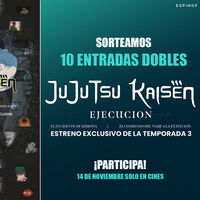 No te pierdas la película 'Jujutsu Kaisen: Ejecución' en cines. Sorteamos 10 entradas dobles para sufrir con el Arco de Shibuya en pantalla grande