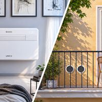 Ni pingüino ni split: así es el aire acondicionado de Leroy Merlin que solo necesita dos agujeros en la pared 