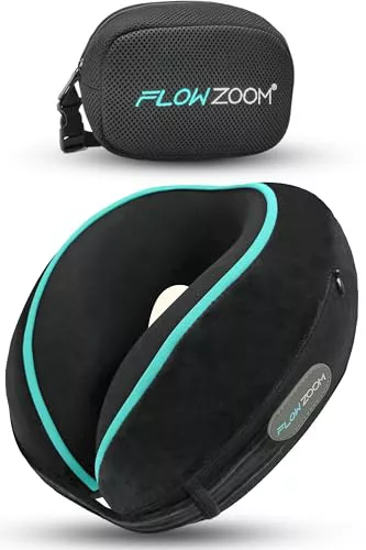 FLOWZOOM Dream Almohada de Viaje Viscoelástica 