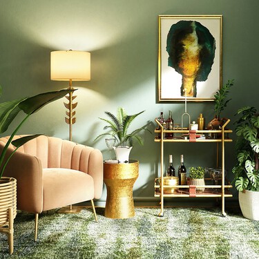 En The Masie tienen una vitrina de diseño que es más bonita que las de Ikea: ideal para mantener el orden con estilo en el salón o en el dormitorio