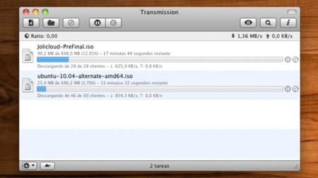 Transmission 2 en OS X