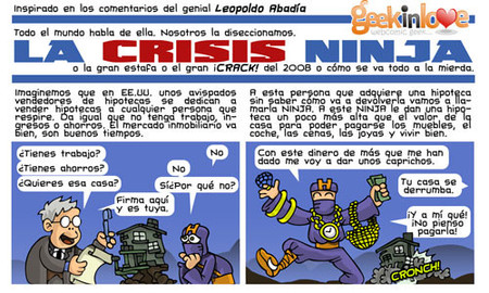 La crisis ninja en cómic