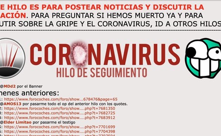 Coronavirus, o cómo Forocoches, la comunidad más troll del internet hispano, se ha puesto (un poco) seria