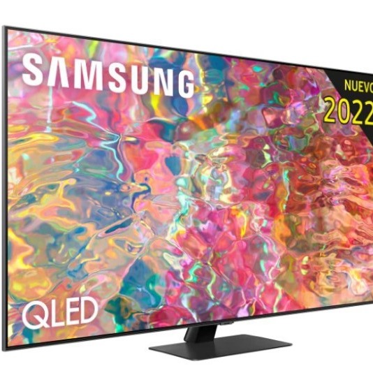 TV QLED 55" - Samsung QE55Q80BATXXC, QLED 4K, Procesador QLED 4K, Smart TV, Negro