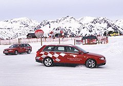 Aprende a conducir en nieve con Audi