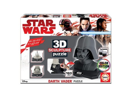3D Sculpture Puzzle Darth Vader